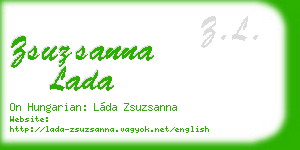 zsuzsanna lada business card